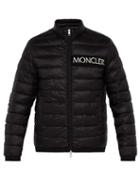 Matchesfashion.com Moncler - Neveu Logo Embroidered Down Filled Jacket - Mens - Black