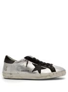 Matchesfashion.com Golden Goose Deluxe Brand - Super Star Low Top Leather Trainers - Mens - Black Silver