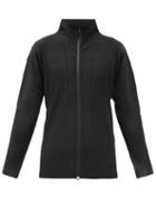 Homme Pliss Issey Miyake - High-neck Technical-pleated Track Top - Mens - Black