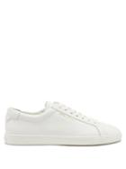 Saint Laurent - Andy Foiled-logo Leather Trainers - Mens - White