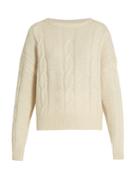 Nili Lotan Felice Cable-knit Alpaca-blend Sweater