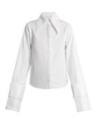 Marques'almeida Extended-cuff Raw-edge Cotton Shirt