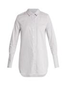 Equipment Artlette Point-collar Cotton Shirt