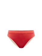 Matchesfashion.com Skin - The Dion Reversible Bikini Briefs - Womens - Red Multi