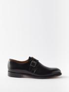 Grenson - Arundel Leather Monk-strap Shoes - Mens - Black