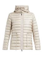 Matchesfashion.com Moncler - Raie Hooded Quilted Down Jacket - Womens - Beige