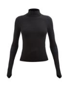 Holden - Airwarm High-neck Wool-blend Thermal Top - Womens - Black