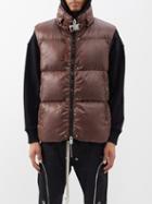 6 Moncler 1017 Alyx 9sm - Islote Padded Down Gilet - Mens - Brown