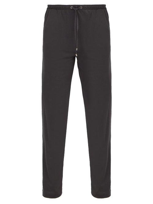 Matchesfashion.com Zimmerli - Cotton Blend Pyjama Trousers - Mens - Black