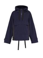 Matchesfashion.com Acne Studios - Ophion Hooded Cotton Jacket - Mens - Navy