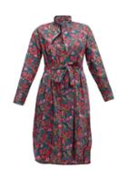Matchesfashion.com Vivienne Westwood - Liberty Print Cotton Dress - Womens - Pink Multi