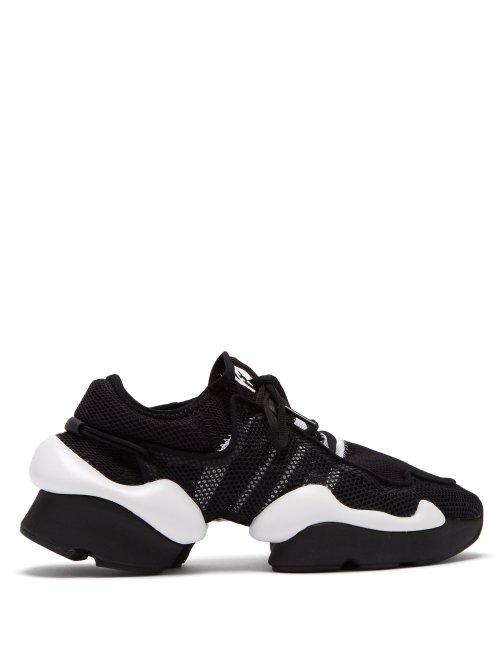 Matchesfashion.com Y-3 - Ren Split Sole Low Top Trainers - Mens - Black