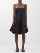 Deiji Studios - Tea Linen Dress - Womens - Black