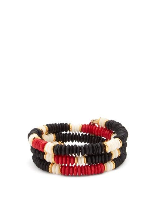 Matchesfashion.com Isabel Marant - Beaded Spiral Bracelet - Womens - Multi