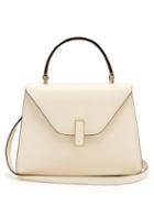 Matchesfashion.com Valextra - Iside Mini Grained Leather Bag - Womens - White