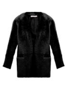 Matchesfashion.com Ins & Marchal - Egypte Collarless Shearling Coat - Womens - Black