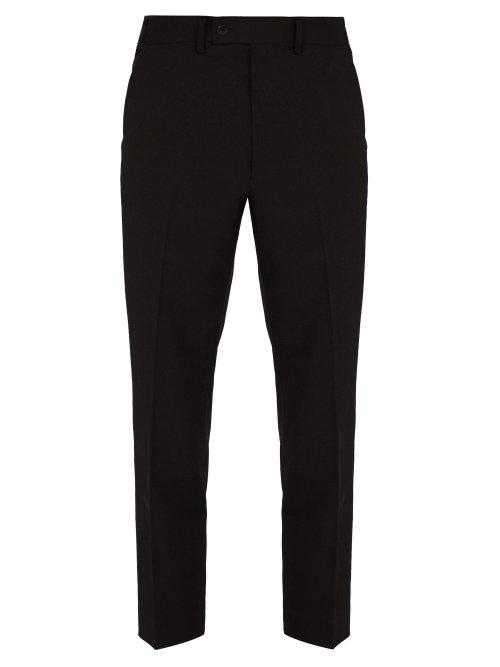 Matchesfashion.com Junya Watanabe - Straight Leg Twill Trousers - Mens - Black