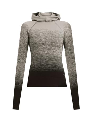 Pepper & Mayne Hooded Ombr Compression Performance Top