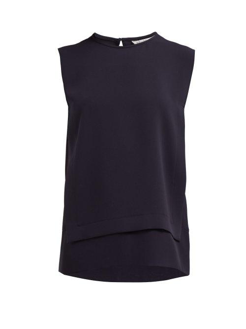 Matchesfashion.com Max Mara - Sibari Top - Womens - Navy