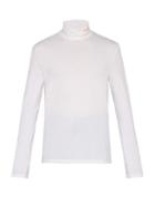 Matchesfashion.com Calvin Klein 205w39nyc - Roll Neck Cotton Blend Top - Mens - White