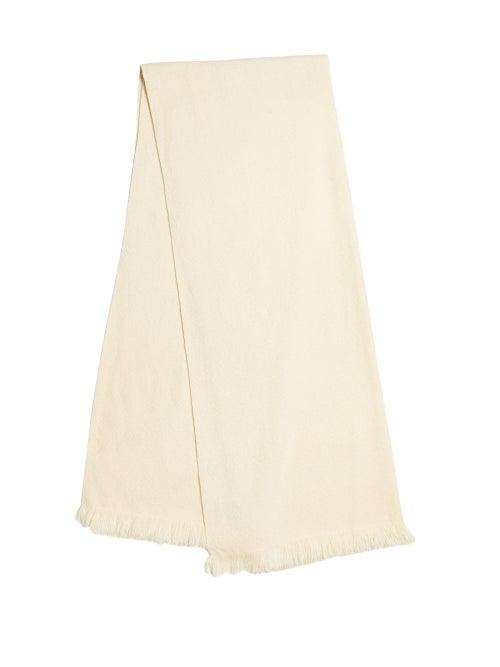 Lauren Manoogian - Alpaca And Merino Wool Blend Wrap Scarf - Womens - White