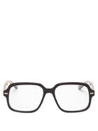 Gucci - Square Acetate Glasses - Mens - Black