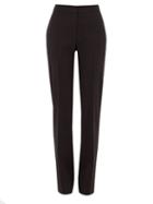 Matchesfashion.com Carolina Herrera - High-rise Wool-blend Slim-leg Trousers - Womens - Black
