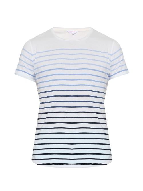 Orlebar Brown Ob T Gradient Striped Cotton T-shirt