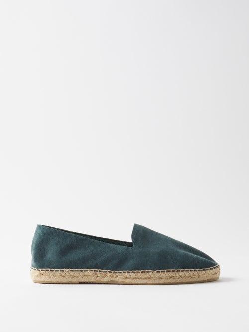 The Resort Co - Suede Espadrilles - Mens - Green