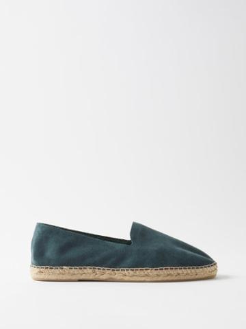 The Resort Co - Suede Espadrilles - Mens - Green