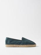 The Resort Co - Suede Espadrilles - Mens - Green
