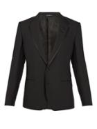 Dolce & Gabbana Bee-embellished Wool-blend Tuxedo Jacket