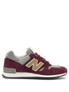 Matchesfashion.com New Balance - Made In Uk 670 Suede And Mesh Trainers - Womens - Burgundy/grey