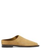 Matchesfashion.com Lemaire - Open-toe Suede Loafers - Mens - Tan