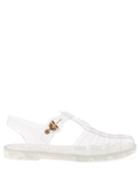 Gucci - Logo-embossed Rubber Jelly Flat Sandals - Womens - Clear
