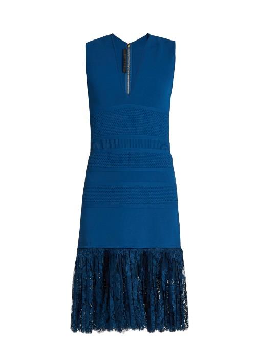 Elie Saab Lace-hem Sleeveless Dress