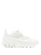 Matchesfashion.com Burberry - Arthur Overshoe Ripstop And Suede Trainers - Mens - White