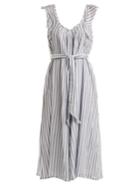 Apiece Apart Highland Striped Wide-leg Jumpsuit