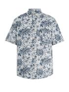 Faherty Coast Poppy-print Cotton Shirt