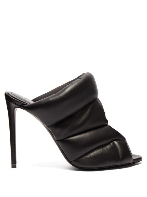 Matchesfashion.com Nicholas Kirkwood - Puffer Leather Mules - Womens - Black