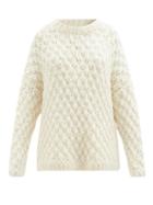 The Row - Dano Dropped-shoulder Cashmere-blend Sweater - Womens - Ivory