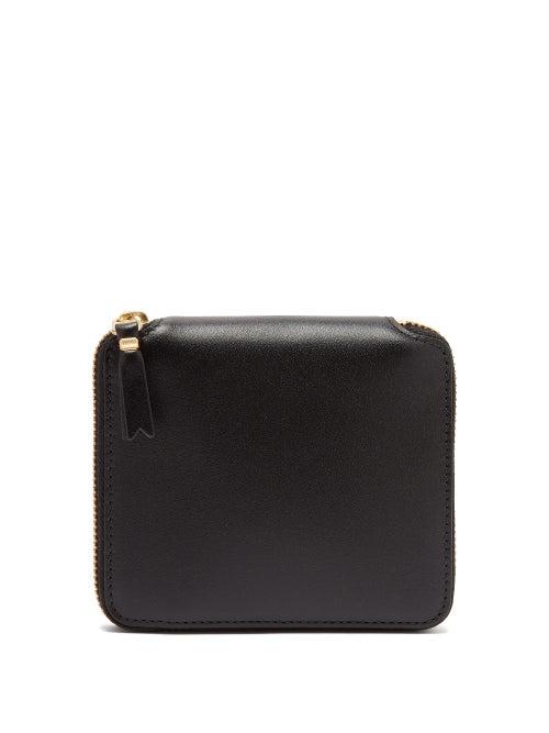 Matchesfashion.com Comme Des Garons Wallet - Zip-around Leather Wallet - Mens - Black