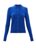 Matchesfashion.com Extreme Cashmere - No. 99 Little Stretch-cashmere Cardigan - Womens - Blue