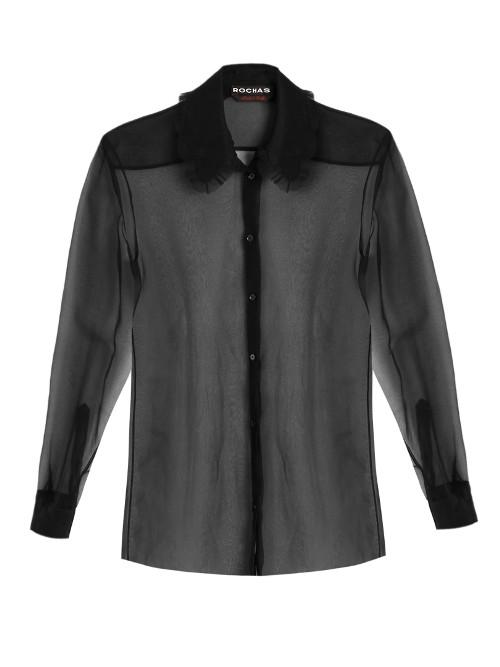 Rochas Sigaline Silk-organza Shirt
