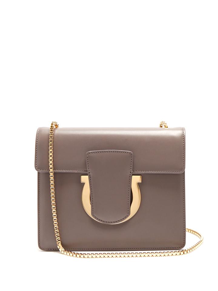 Salvatore Ferragamo Thalia Leather Shoulder Bag