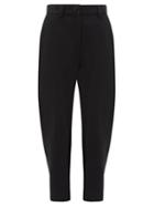 Matchesfashion.com See By Chlo - Tabbed Cuff Twill Trousers - Womens - Black