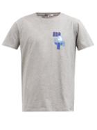 Isabel Marant - Zafferh Logo-print Cotton-jersey T-shirt - Mens - Grey