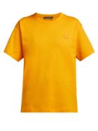Matchesfashion.com Acne Studios - Nash Face Cotton Jersey T Shirt - Womens - Orange