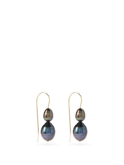 Matchesfashion.com Sophie Buhai - Freshwater Pearl & 14kt Gold-filled Earrings - Womens - Black Multi