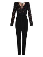 Lanvin V-neck Lace Jumpsuit